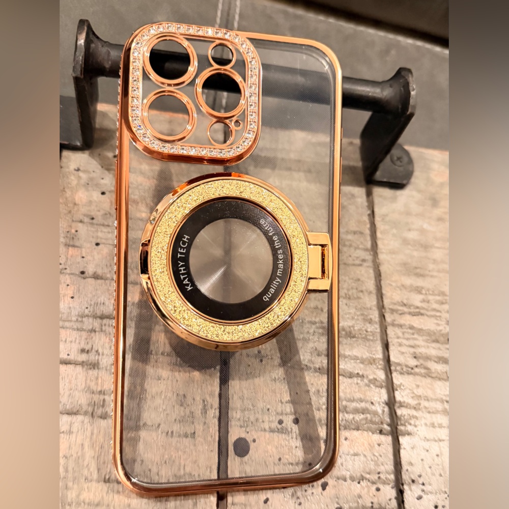 Luxury Gold Phone Case with Ring Holder